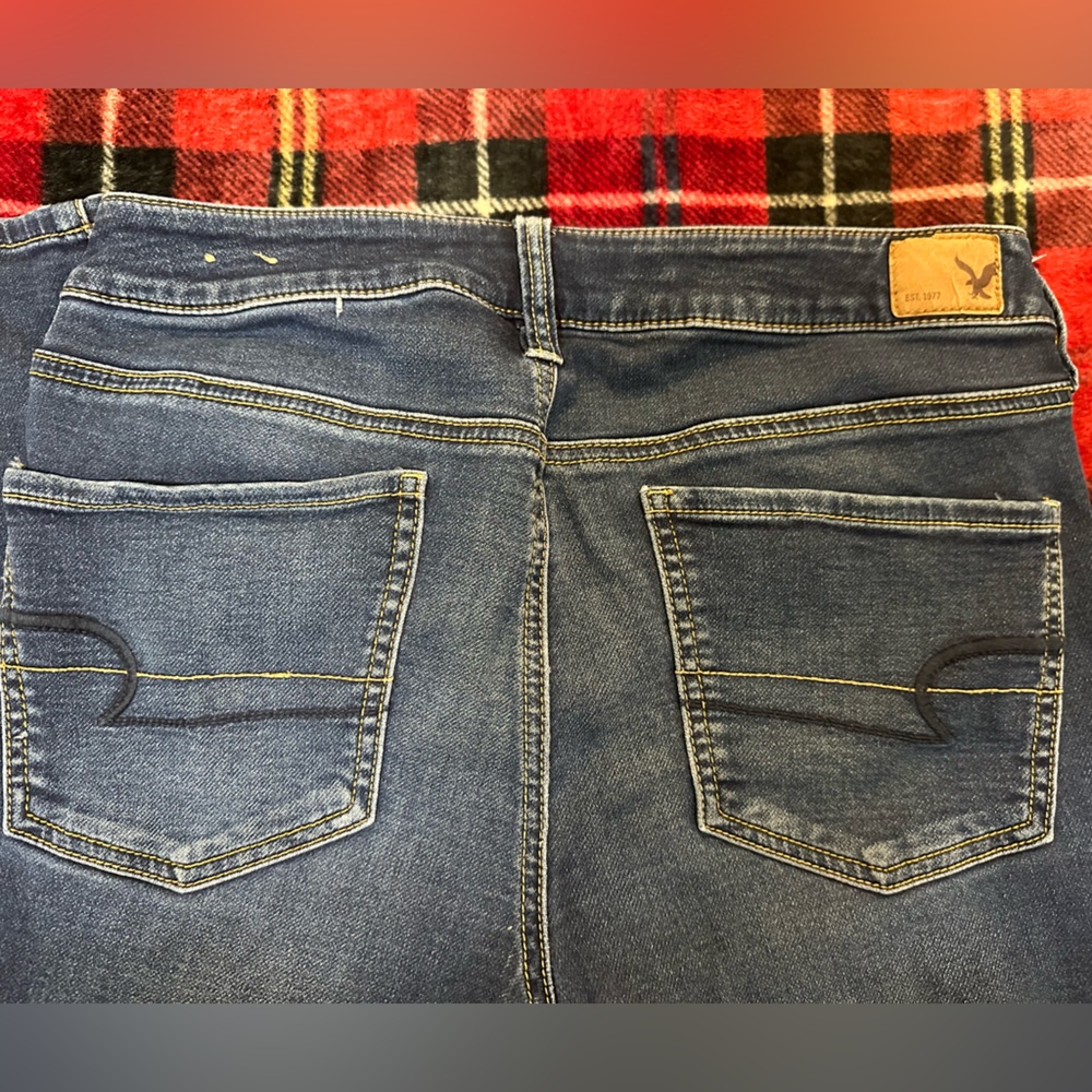 super stretch american eagle 3/4 jegging